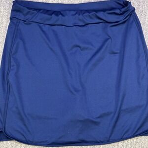 J.Crew Navy Pull On Golf Tennis Skort Stretch Athleisure Mini Skirt M